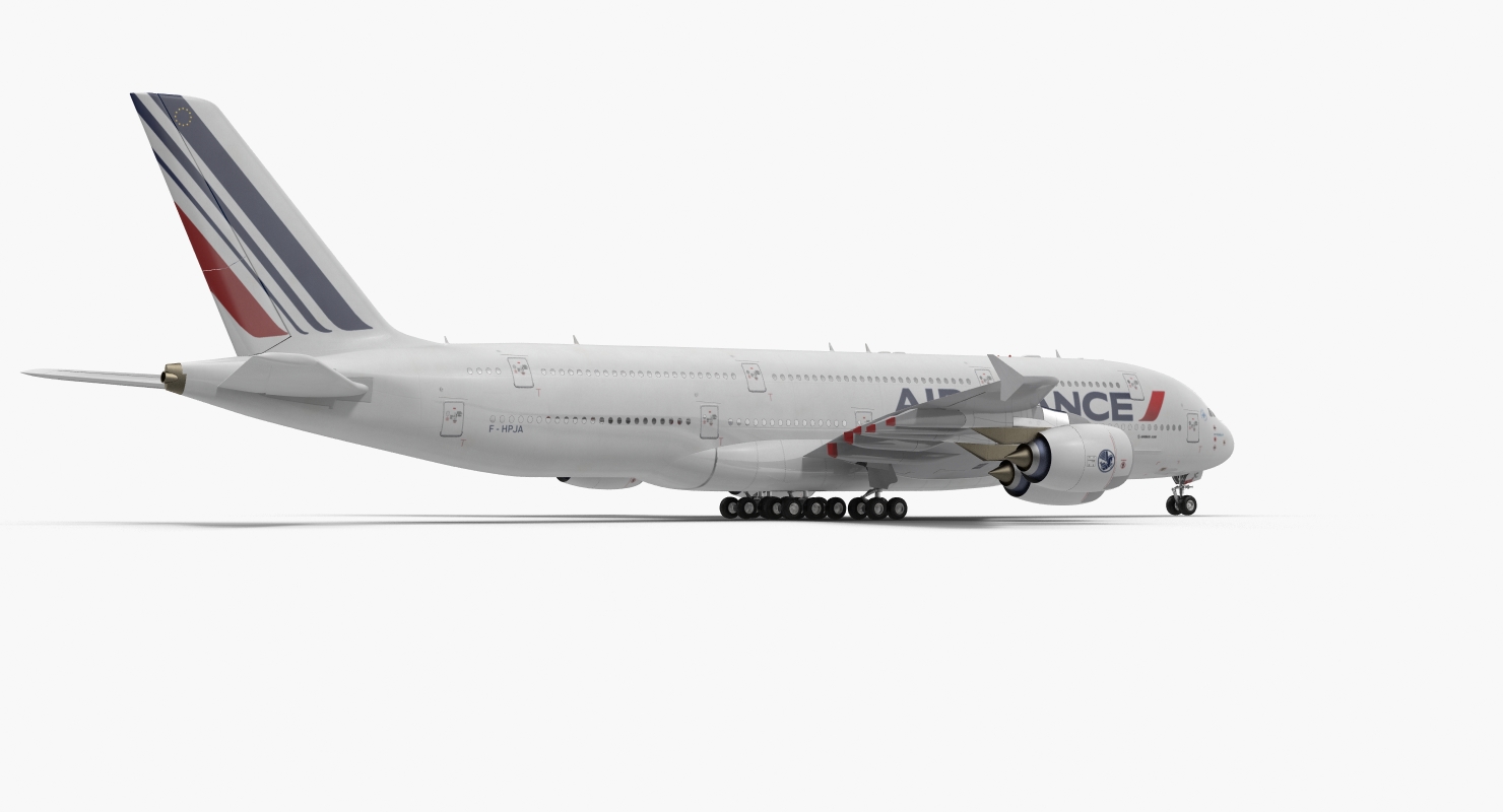 Airbus A380 1000 Air France 3D